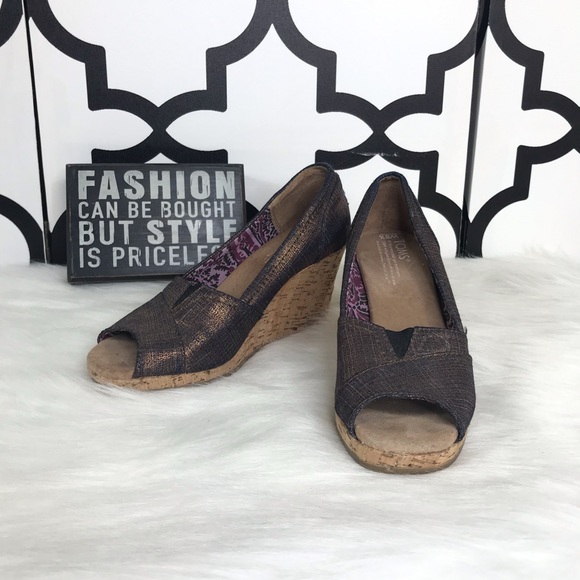 Toms Shoes - Toms Cork Wedges